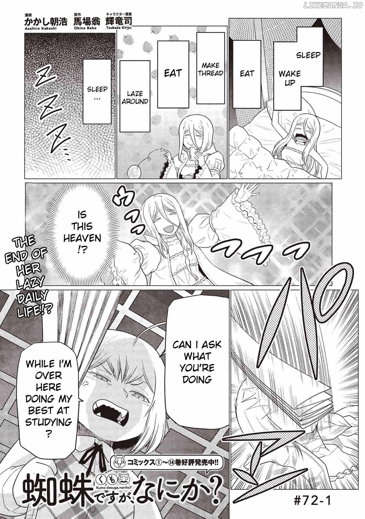 Kumo desu ga, nani ka? Chapter 72.1 1